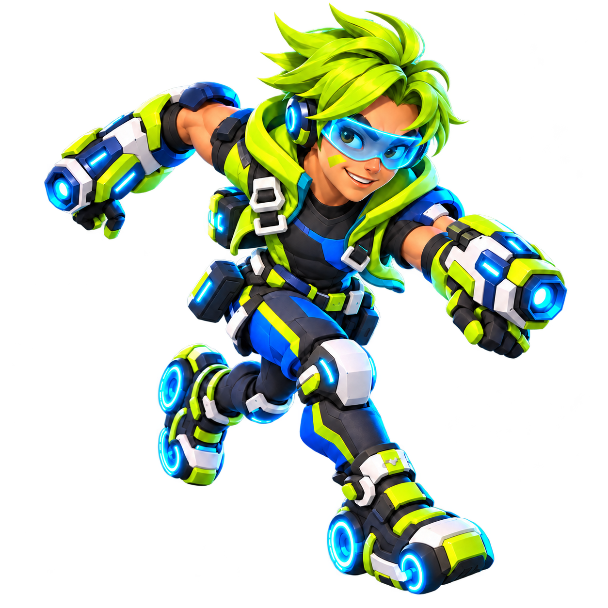 Skid, the fast-moving Skill Rivals runner